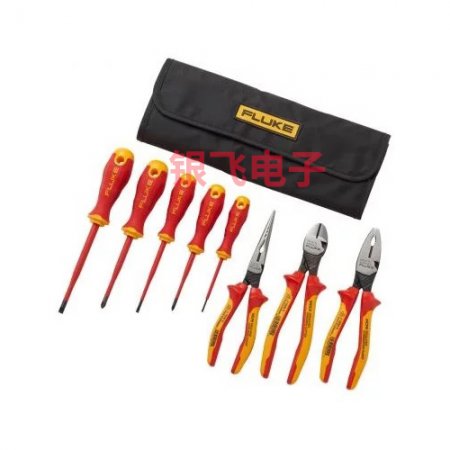 Fluke靠前款螺丝刀和钳子 IKST7 绝缘手动工具入门工具包 