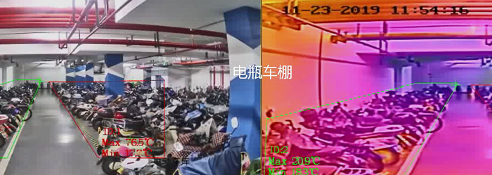 双光谱测温筒机室内防火