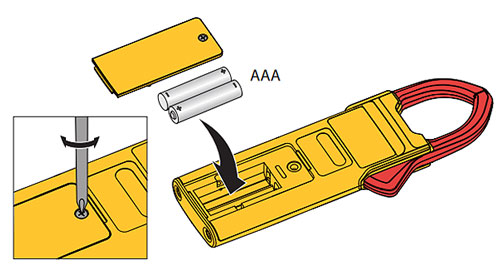 FLUKE301便捷电池更换