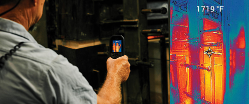 轻便的手持式FLIR TG系列红外热成像工具旨在助您诊断设备问题和发现潜在故障点