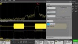 Triggering on an ASK Amplitude Shift-Keying Signal with Spectrum View